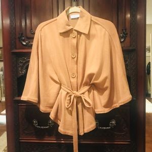 Belted Loft Sweater, Medium, Tan